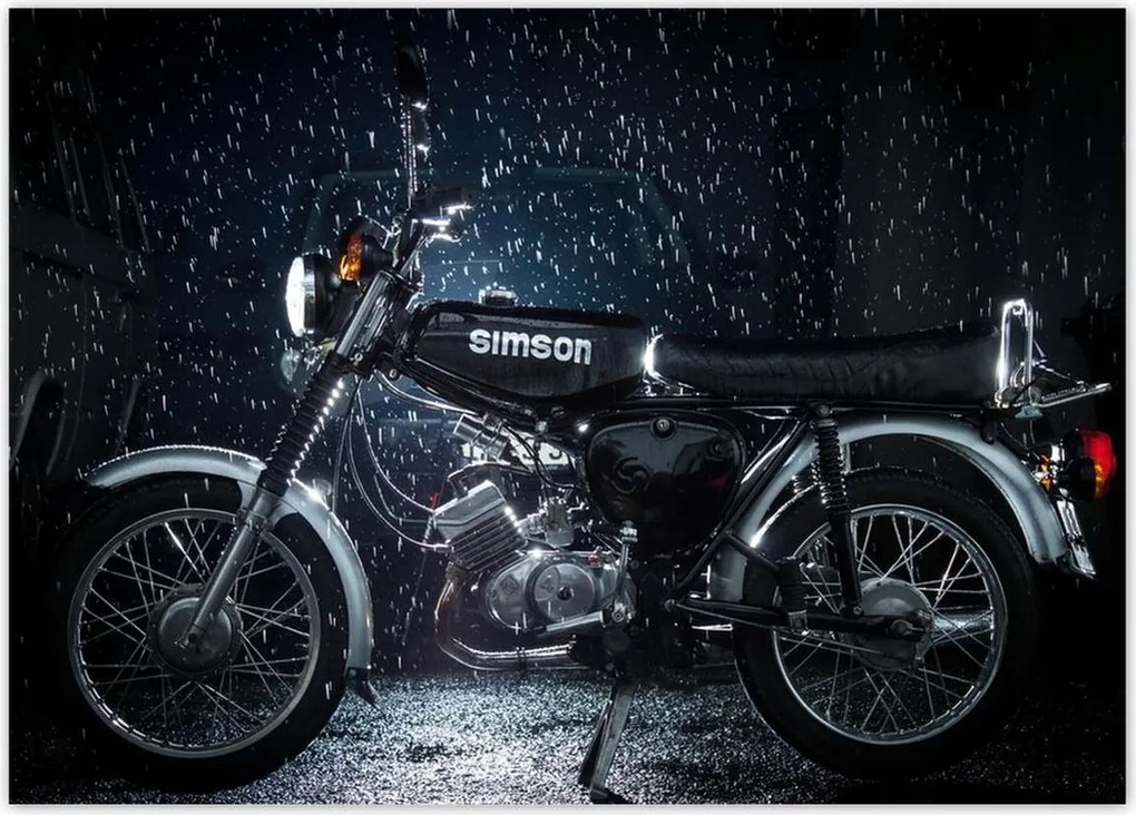 Poszterek 70x50 Fekete Simson