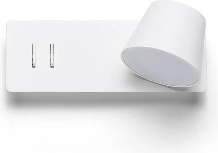 RENDL AMADEUS nástěnná s podsvícením bílá 230V LED 4+6W 3000K