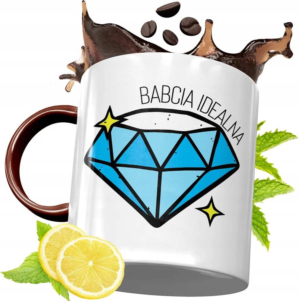 Bordó Bögre Nagymamáknak Születésnapi Ajándék fényképes nyomtatással