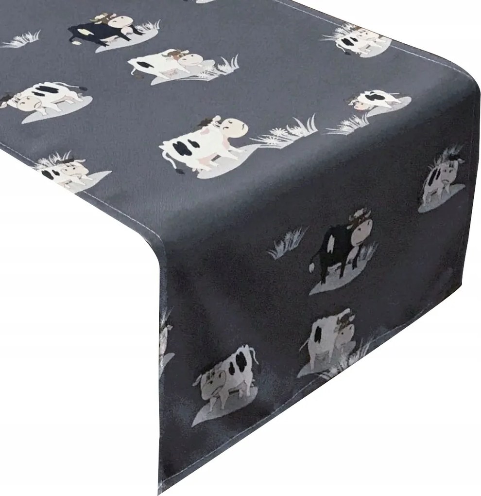 Asztali Futófelület 40x90 Szürke Dekoratív Gyerek