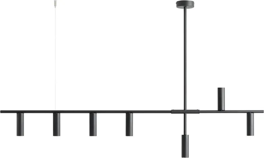 ALDEX 1104T1 TREVEO Többágú Függesztett Lámpa Fekete GU10 mini IP20