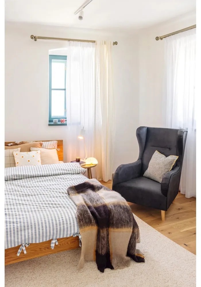 Tölgyfa franciaágy 160x200 cm Greg 1 - The Beds