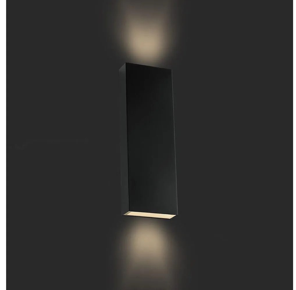 LED Kültéri fali lámpa LED/8W/230V 4000K IP65 fekete