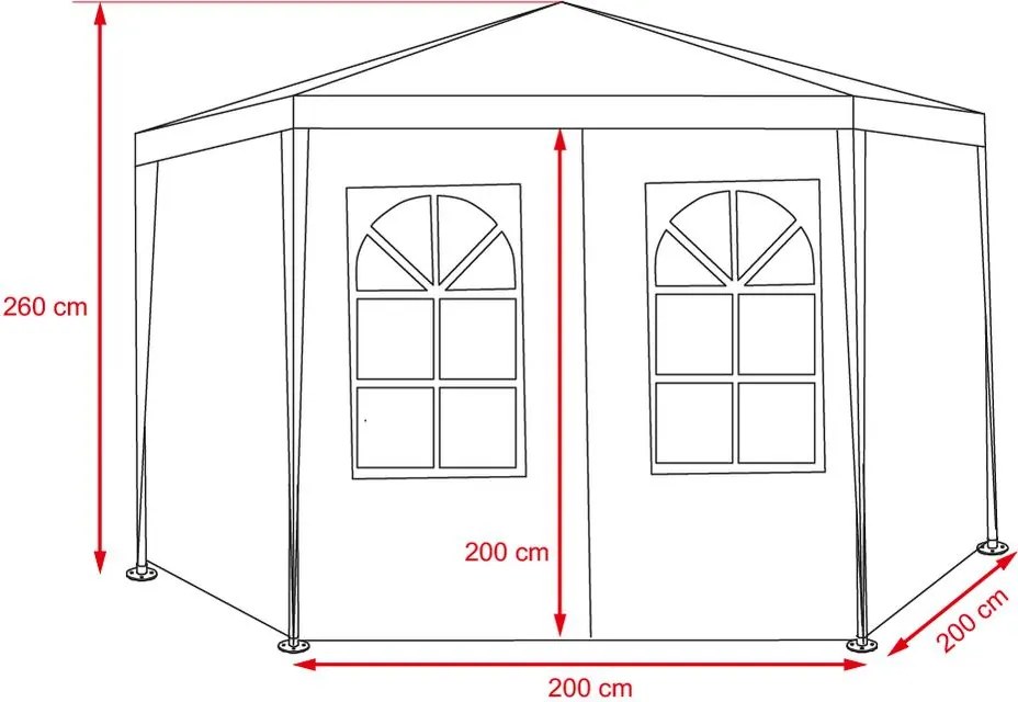 MARION Kerti party sátor - pavilon