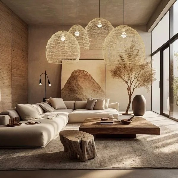 Immax 08261L - kábelre függesztett BOHO DELICADO csillár 1xE27/40W/230V átm. 60 cm