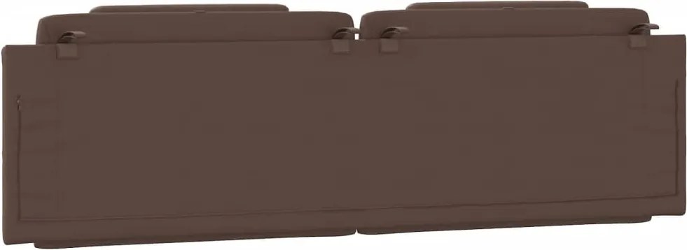 barna műbőr fejtámla párna Viana 180 cm