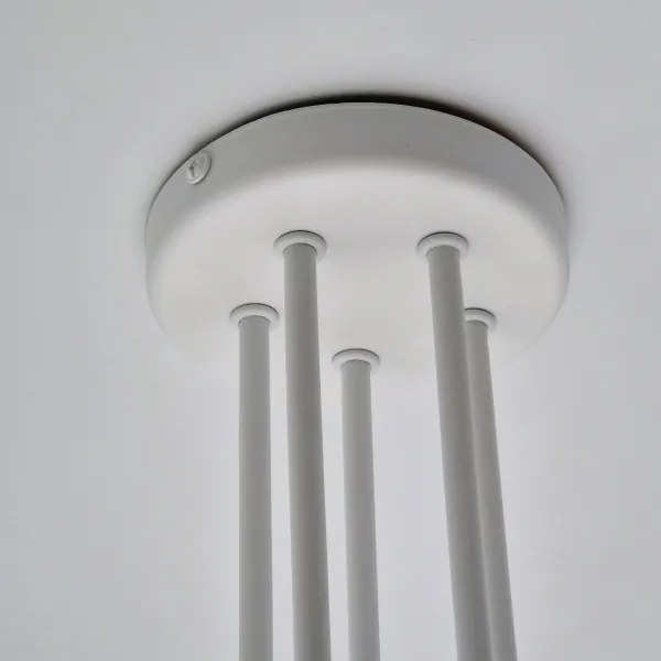 Felületre szerelhető csillár  MATYLDA 5xE27/60W/230V fehér