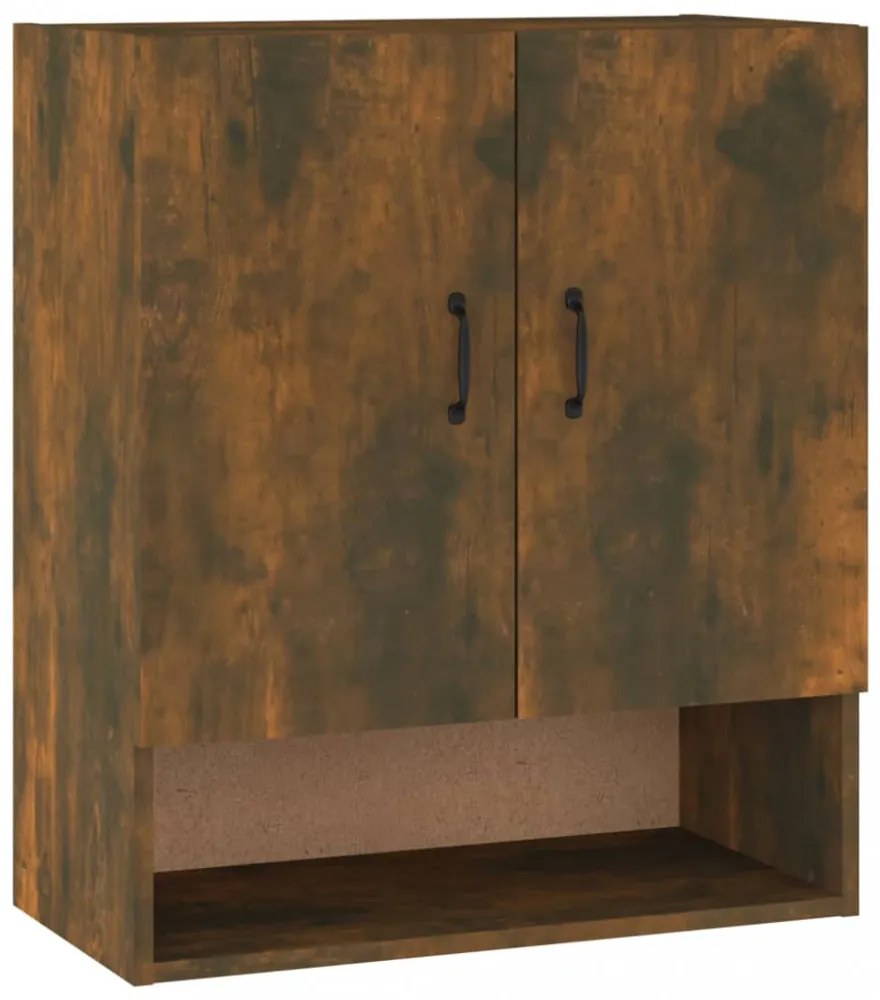 vidaXL füstös tölgy színű szerelt fa fali szekrény 60 x 31 x 70 cm