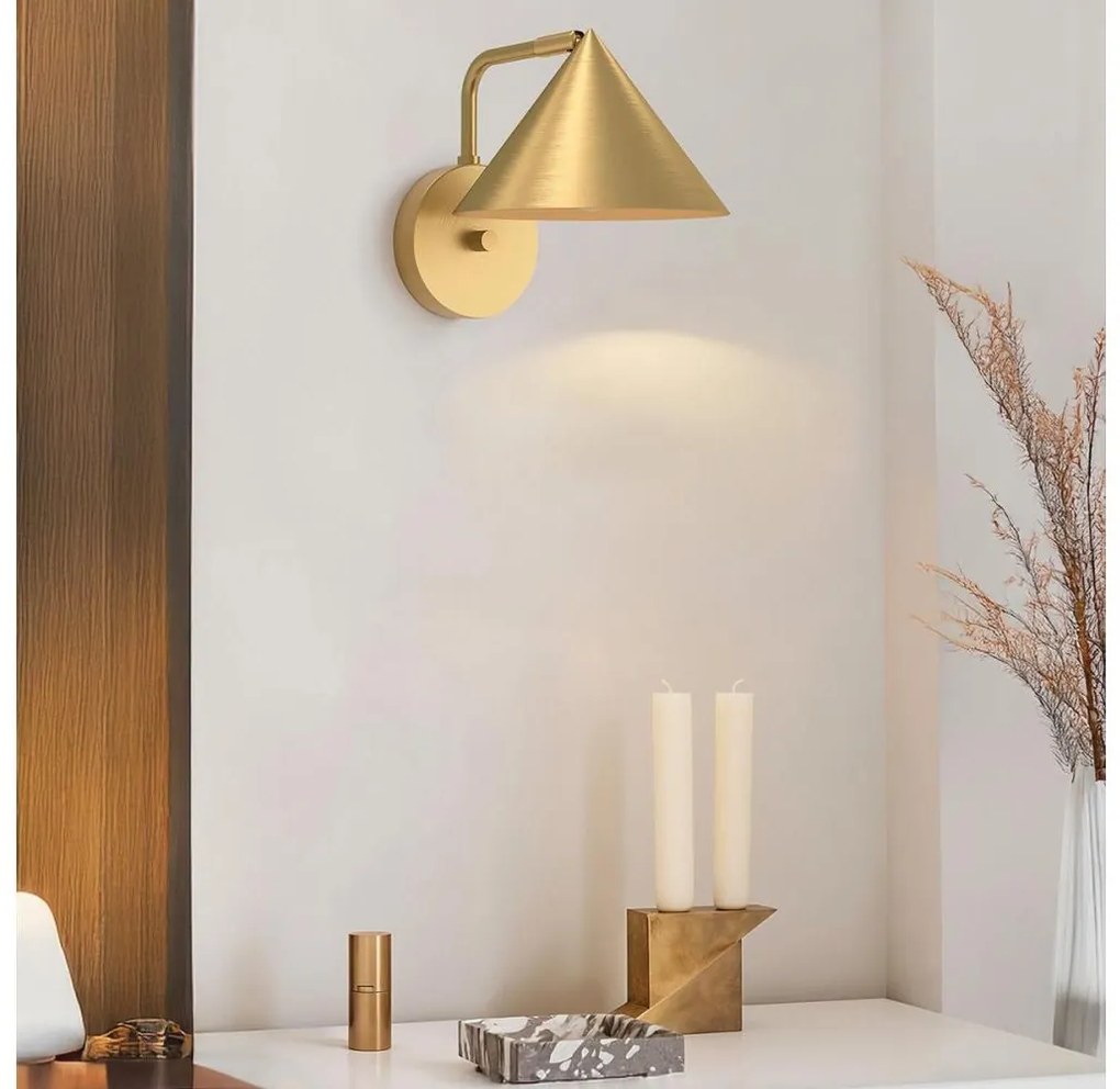 Alora Mood ALM-REMYCK-1WB-GD - REMYCK fali lámpatest 1xE27/60W/230V aranyszínű