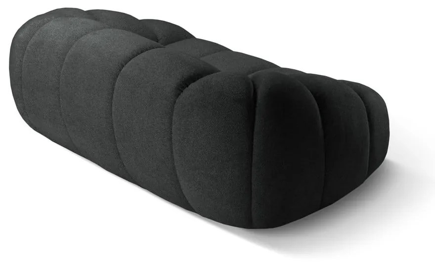 Fekete kanapé 214 cm Diana – Micadoni