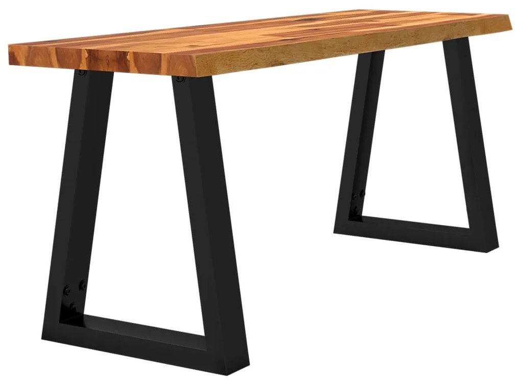 tömör akácfa pad természetes éllel 110 cm