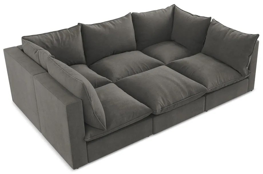 Sötétszürke kanapé 255 cm Manao – Makamii