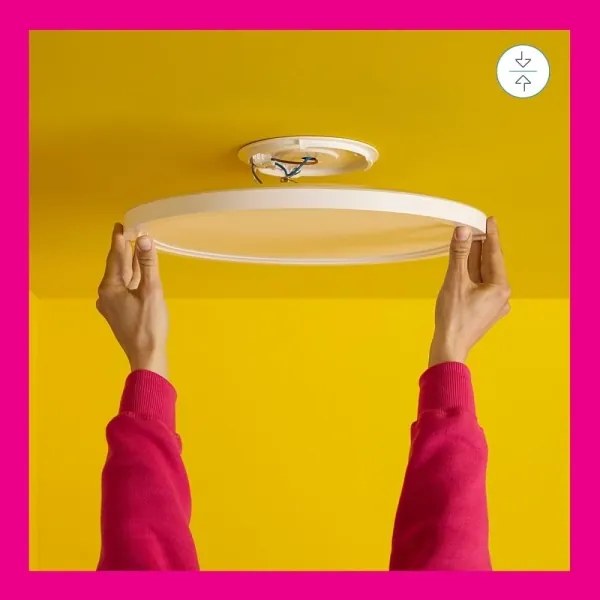 WiZ - LED RGB állítható fényű SUPERSLIM mennyezeti lámpa LED/32W/230V Wi-Fi fehé