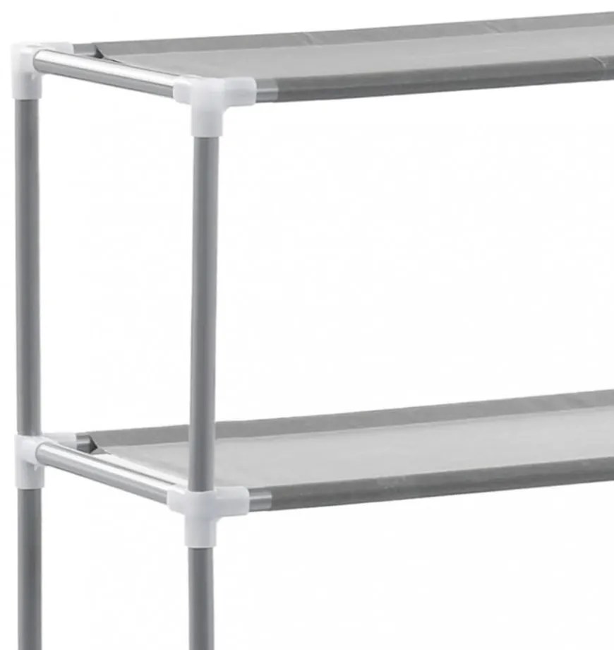 2 szintes szürke vas mosógép feletti tárolóállvány 69x28x143 cm