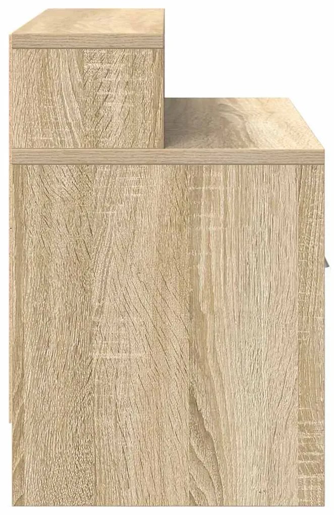 éjjeliszekrények fiókkal 2 db sonoma tölgy 51 x 31 x 47 cm