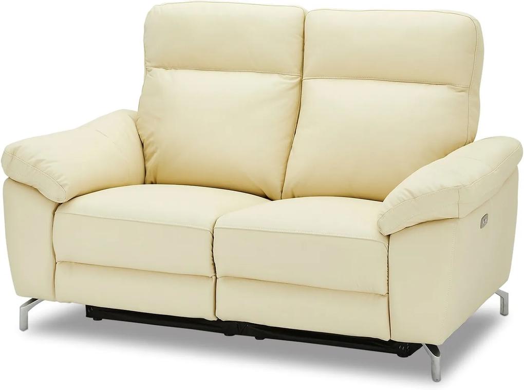 Stílusos 2-személyes kanapé Abeeku - krémszínű