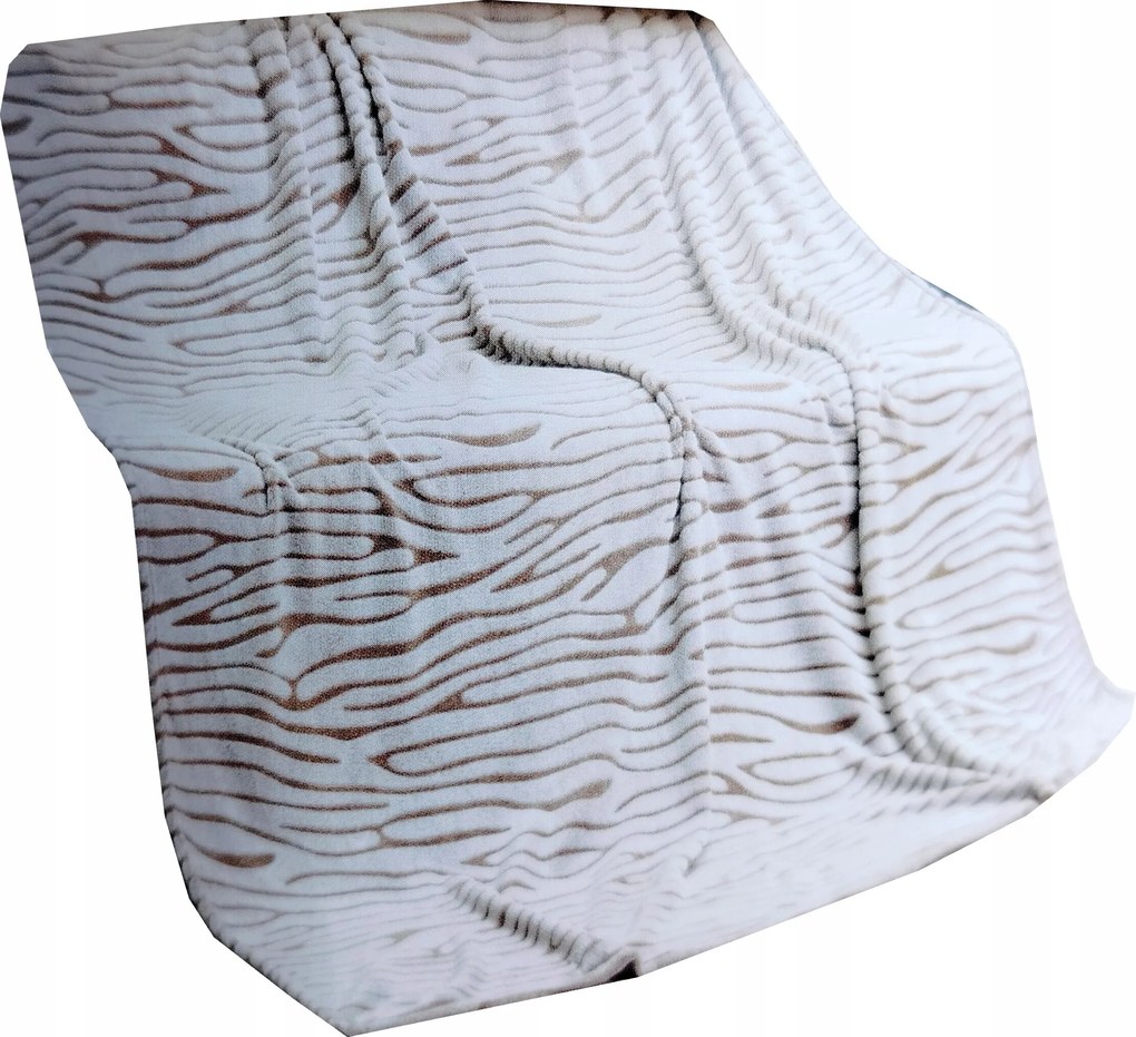 Takaró Smukee dekoratív bézs zebra 150x200cm 259