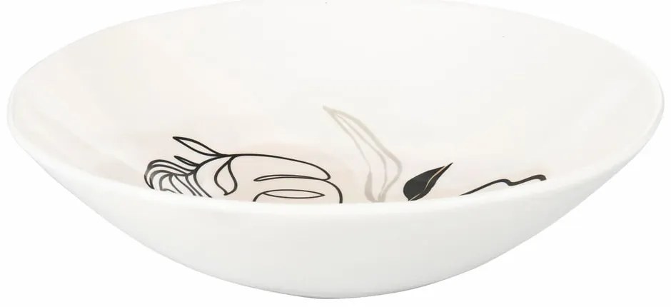 Face to Grey kerámia salátás tál, ø 31,5 cm - VDE Tivoli 1996