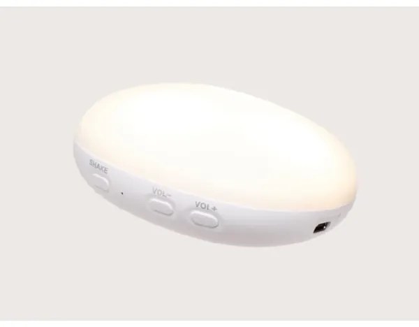 Moonie - Snuggle buddy dallammal és világítással nyuszi 2.0 organic homokos