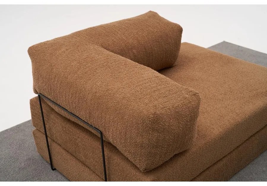 Kétszemélyes kanapé Comfort - Barna v2