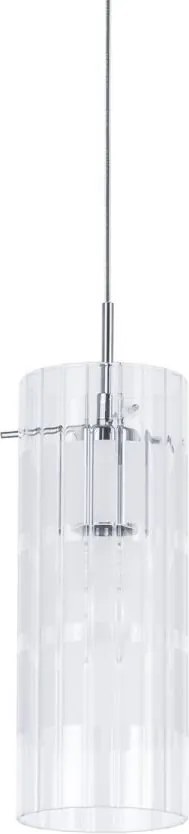 Üveg cső függőlámpa Max az asztal felett