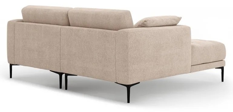 Világosbarna sarokkanapé (bal oldali-heverő résszel) Bemy – Micadoni