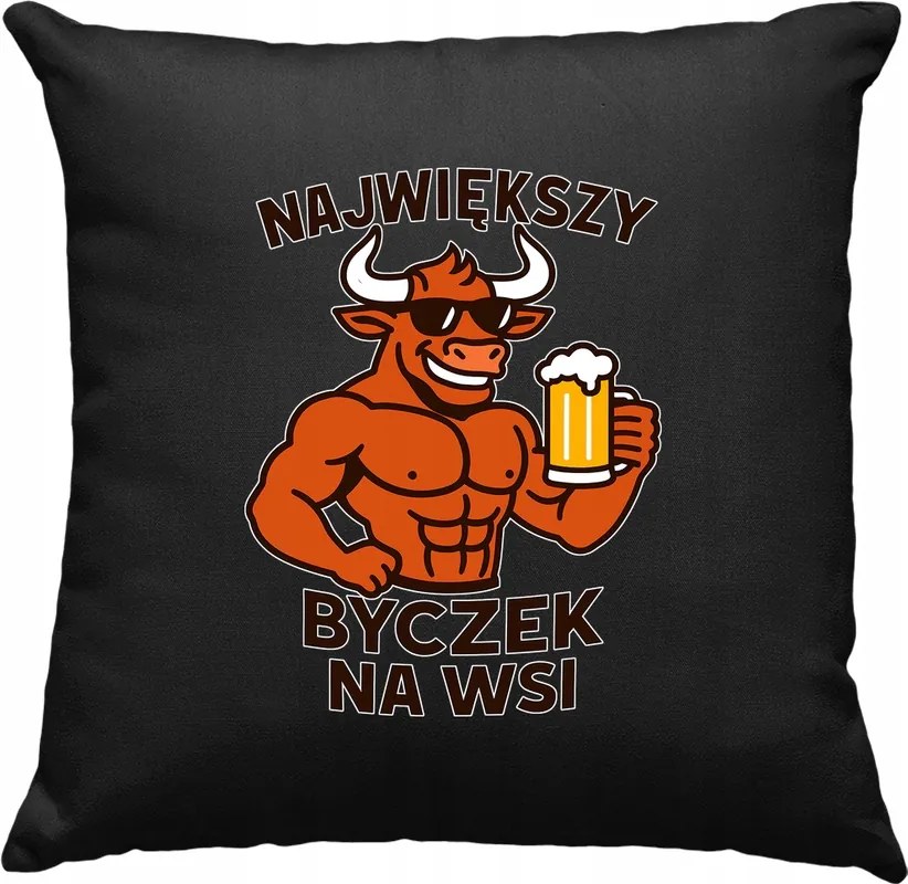 Párna A legnagyobb bika a faluban Fekete