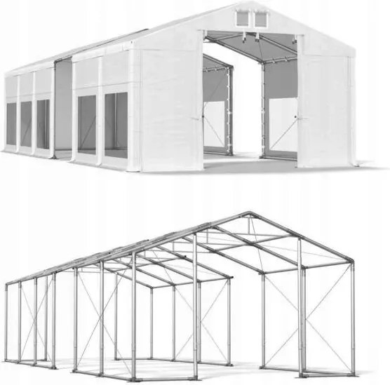 Party sátrak 4x22m [2,5m] Kerti Das 560 Wp