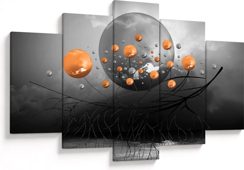 Narancssárga gömbök képe (150x105 cm)