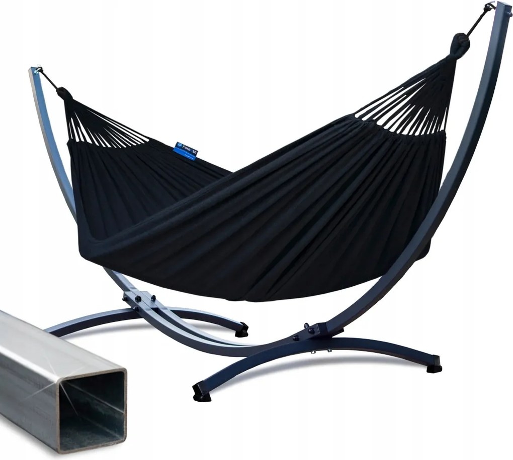 Függőágy Állvánnyal Roma XL függőágy horganyzott acél váz Grande 220kg Potenza