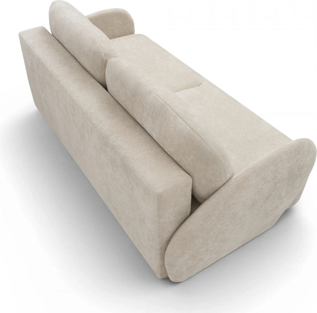 Dinel ágyazható kanapé - világos bézs chenille Vibe 06