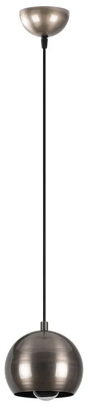 Ezüstszínű függőlámpa fém búrával ø 30 cm Berceste – Opviq lights