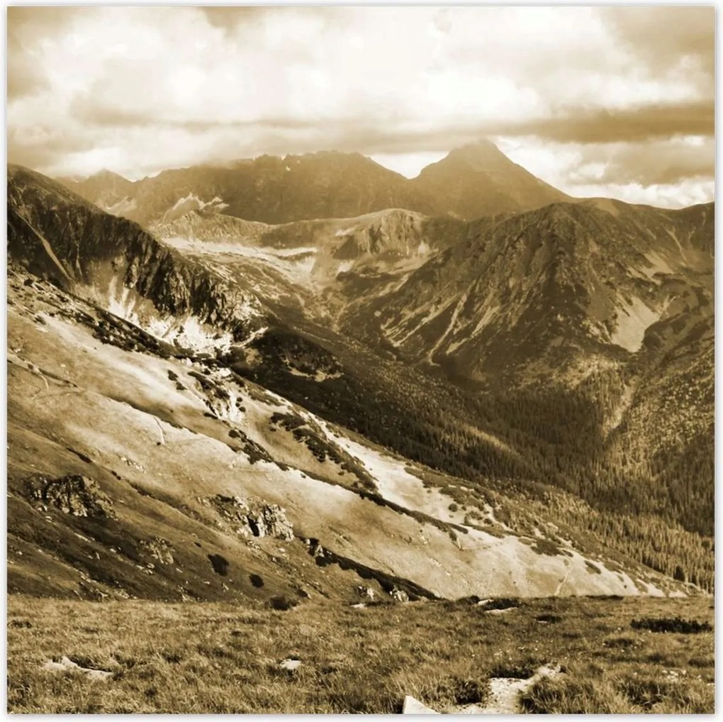 Poszterek 30x30 Tátra Lengyel hegyek Kilátás