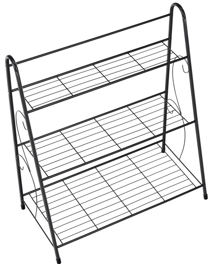 Veruma fém állvány, sötétszürke