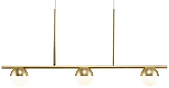 Nordlux - Csillár zsinóron CONTINA 3xG9/5W/230V réz