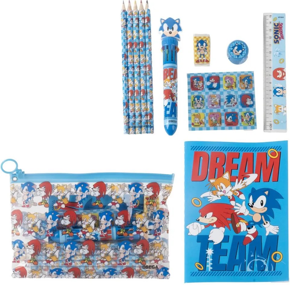 Sonic a sündisznó Dream Team írószer szett