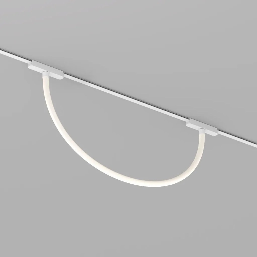 DK/EU-5327-WH Slim magnetic track light AIR RAY, 12W, 3000K, white color — DK/EU-5327-WH
