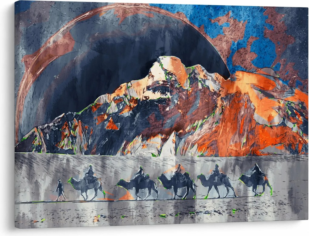 Kép - A sweathouse-ok illusztrációja (70x50 cm)