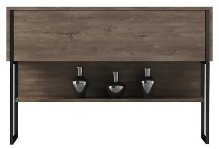 Komód Luxe - Black, Walnut