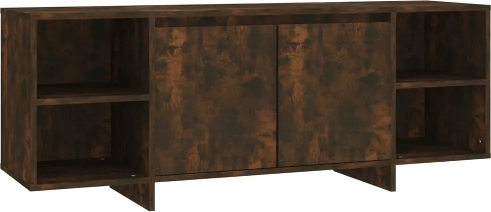 vidaXL füstös tölgy színű szerelt fa TV-szekrény 130x35x50 cm