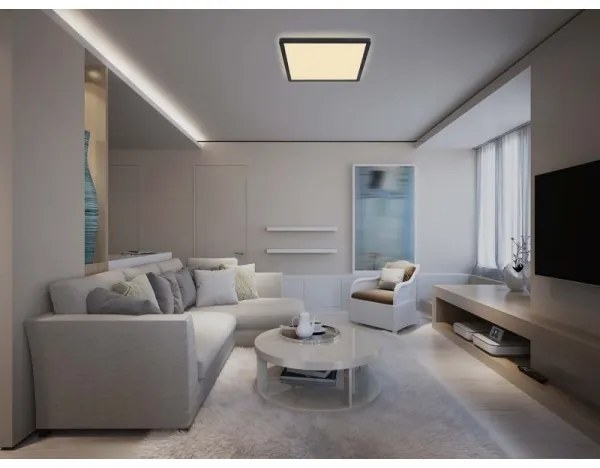 Globo 41563-24B - SAPANA LED 24W 230V IP44 fürdőszobai mennyezeti lámpa fekete