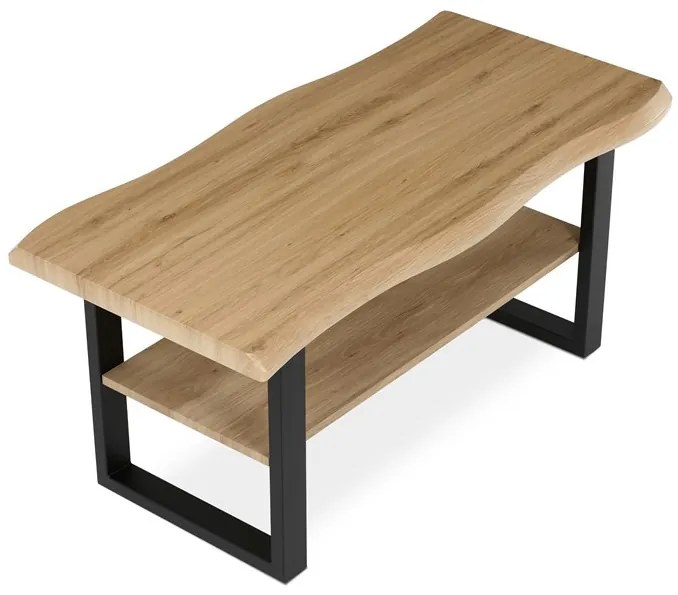 Dohányzóasztal 120 × 60 × 55 cm, MDF, vadtölgy CT-F4212 OAK