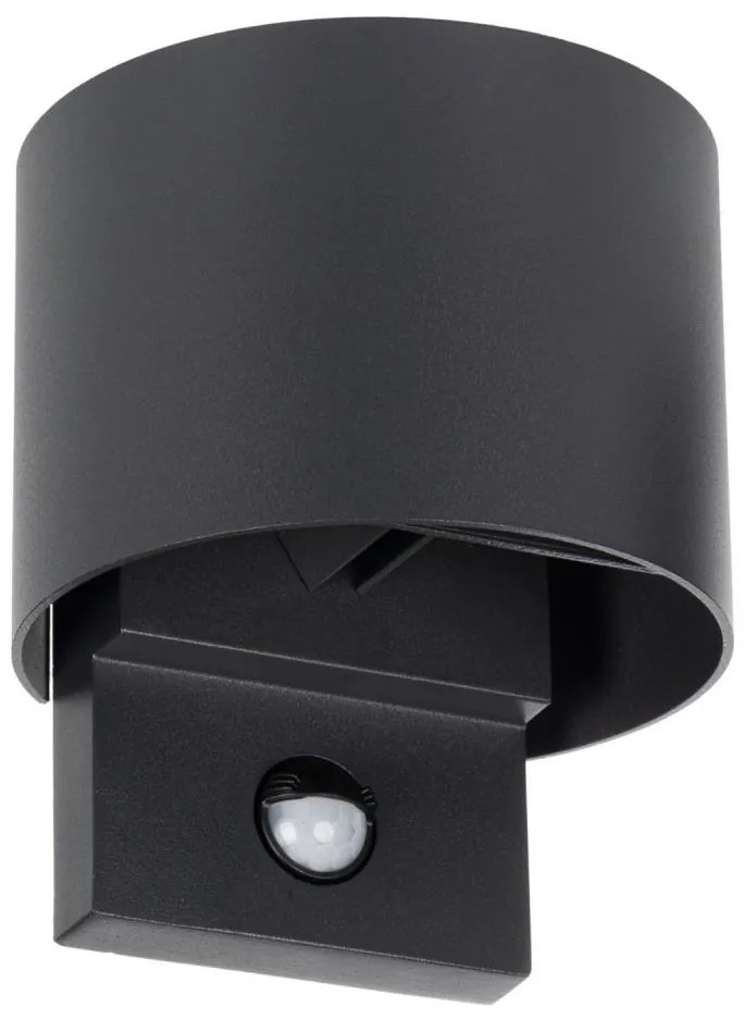Kanlux 28995 - REKA kültéri LED fali lámpa érzékelővel LED/7W/230V IP54 antracit