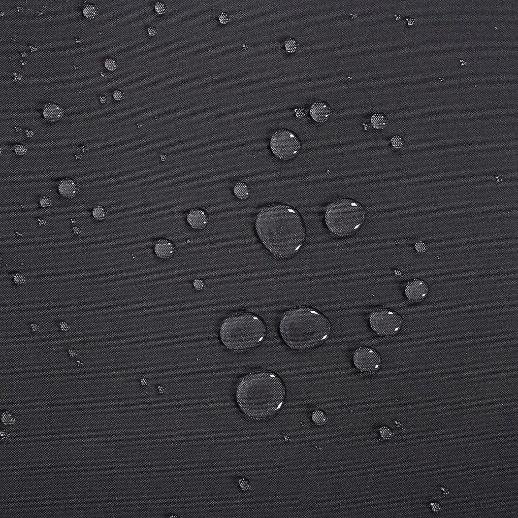 Függőleges napellenző, vízálló árnyékoló, szürke, 2,5 x 1,6 m (Ma x SZ)