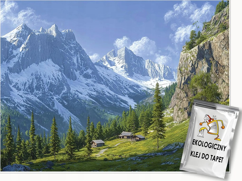 Fotótapéta Hegyek 3D Természet Tájkép Falra Hálószoba Nappali 300x210