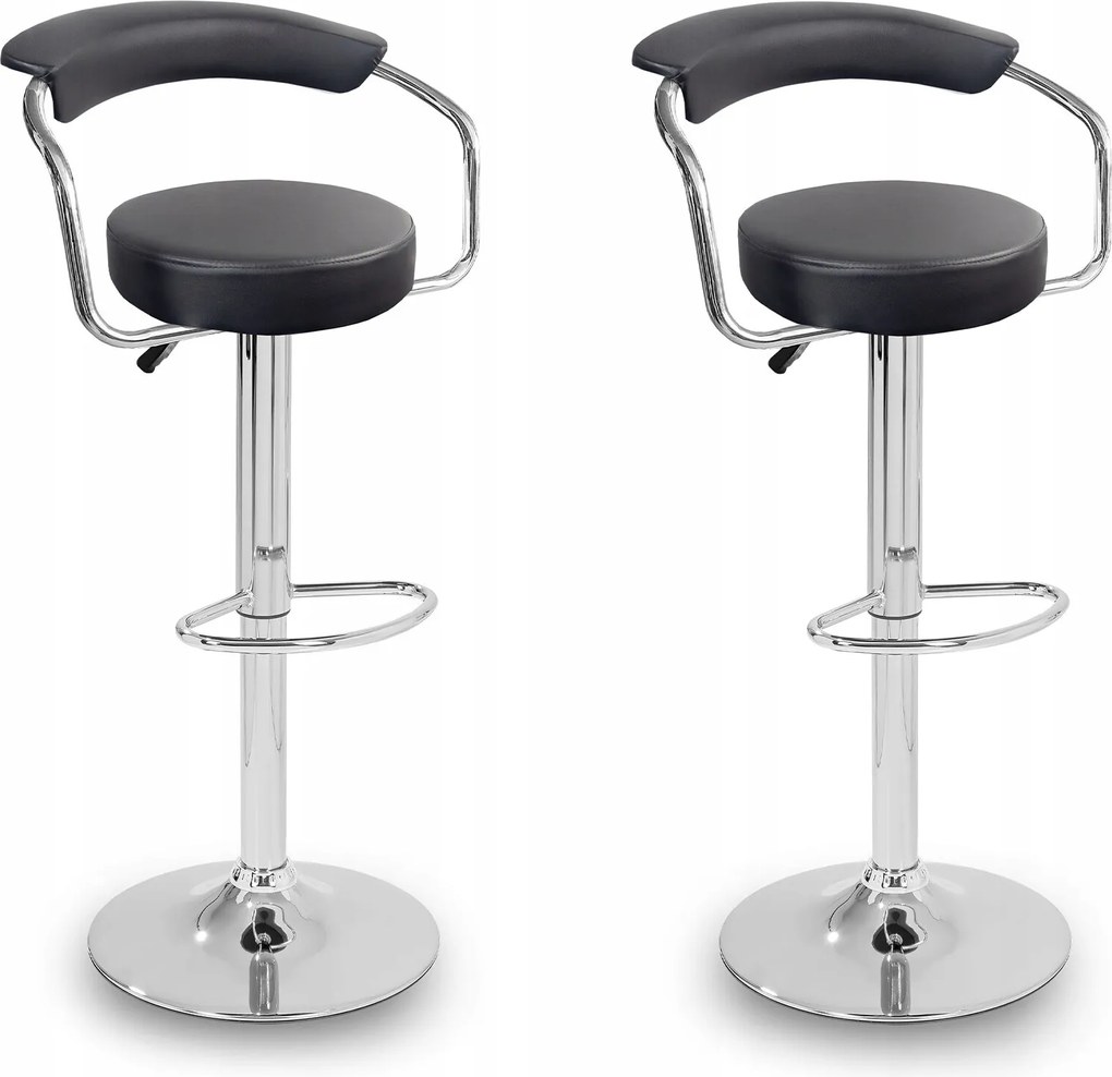 Aga 2x Bárszék MR2037 Fekete