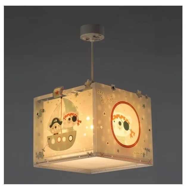 Dalber D-74552 - Gyerek csillár PIRATES 1xE27/60W/230V