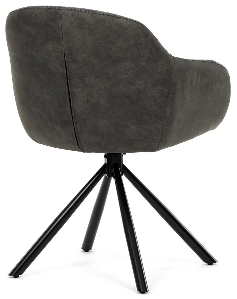 Étkezőszék-készlet visszahúzható mechanizmussalDCH-Y1143 GREY2, 2 db