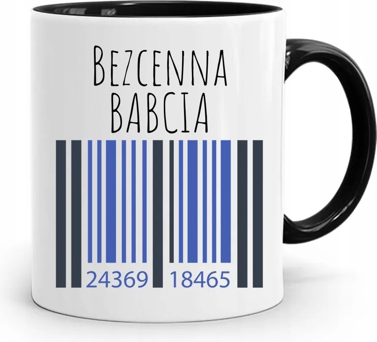 Bögre Fekete Nagymama Napja Felbecsülhetetlen Értékű Nagymama Ajándék fényképes nyomtatással