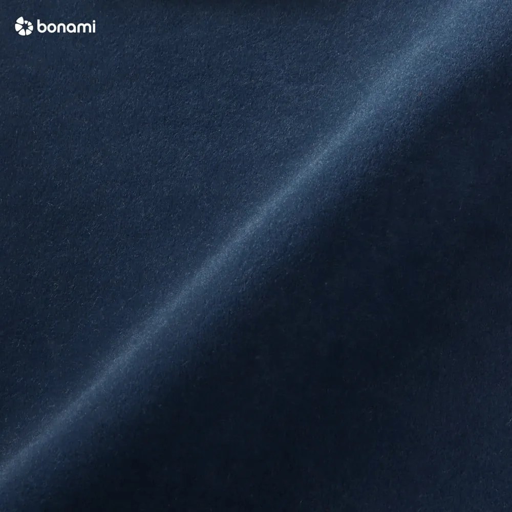 Sötétkék bársony fotel Eden – Scandic